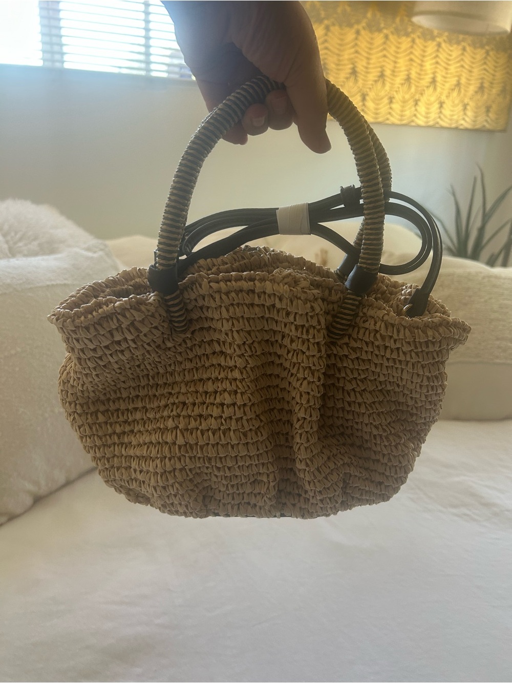 ** New with Tags - Zara straw bag